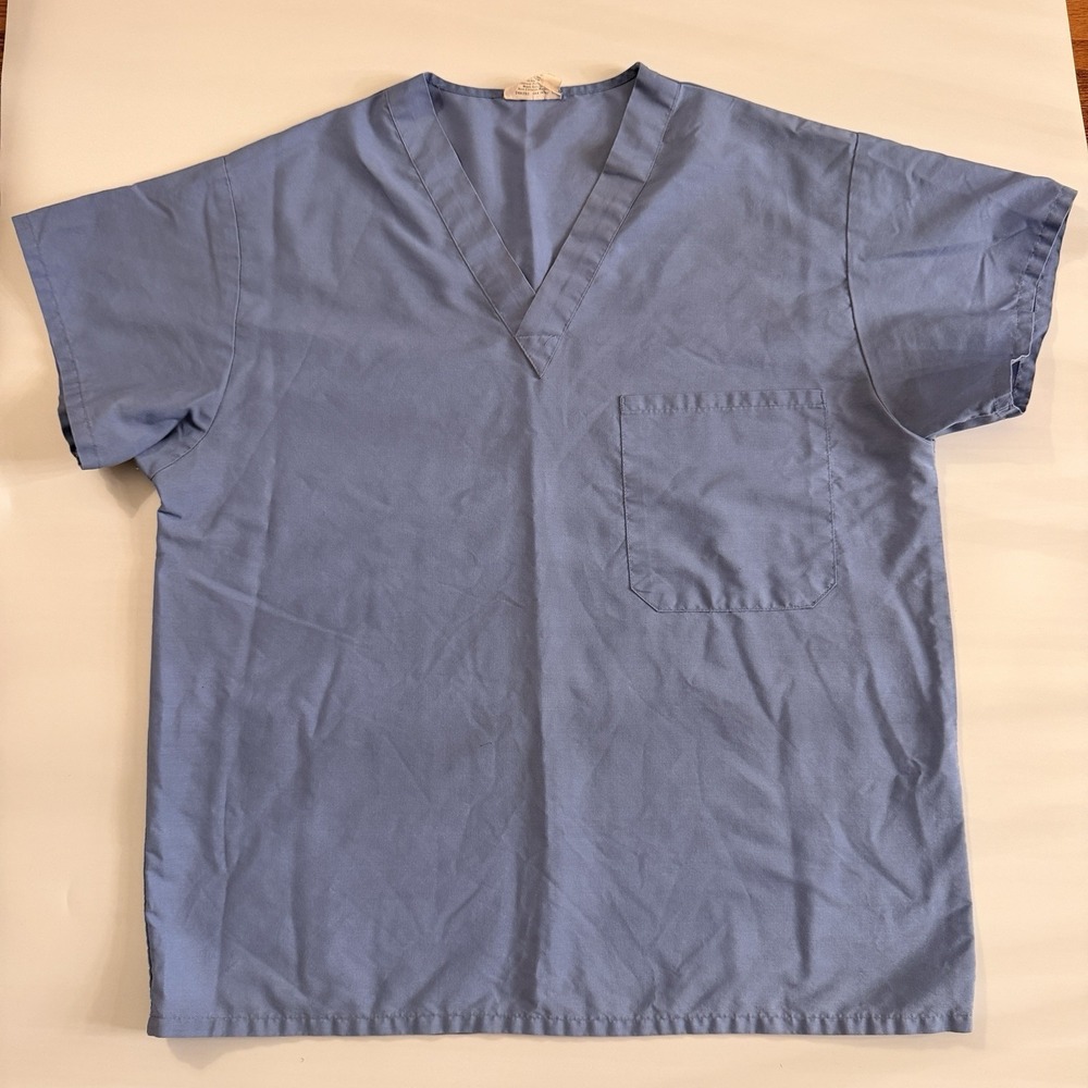 Allheart‎ Blue Unisex Scrub Top Size M